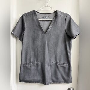Figs Scrub Top Women’s Size XS Graphite